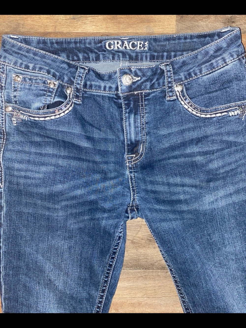 Grace in LA boot cut jeans - Picture 4 of 7